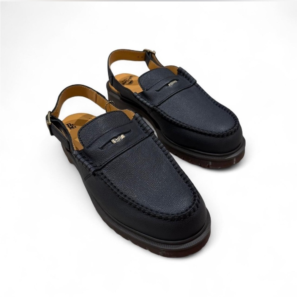 Dr. Martens Penton Slingback Loafers Black Leather Men’s Size 11 NEW, Old Money
